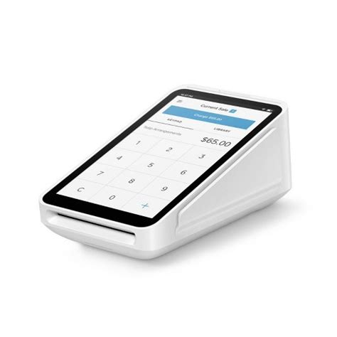 white square card reader